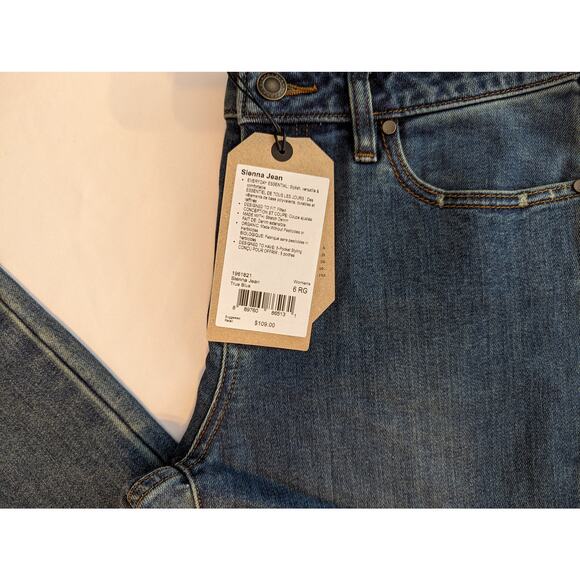 prAna Women's Blue Sienna Women's Dark Wash Size 6 - Picture 8 of 11